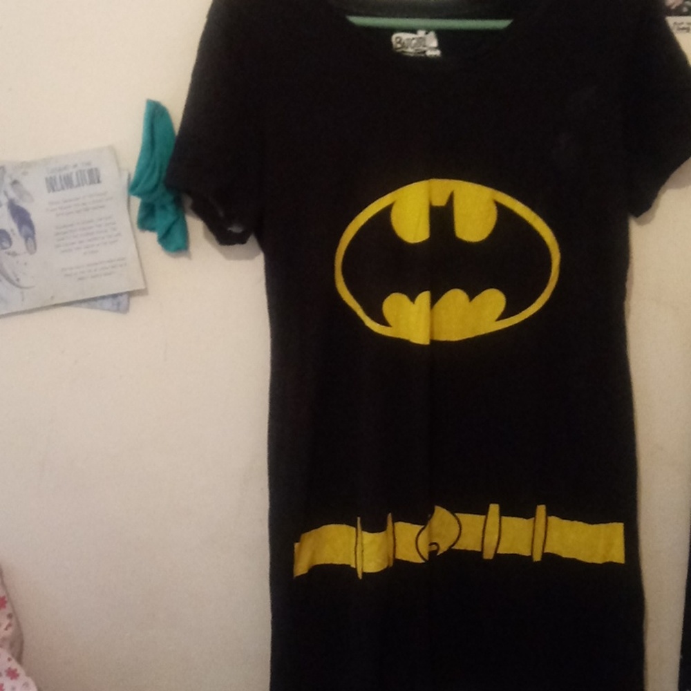Bat mad long shirt dress